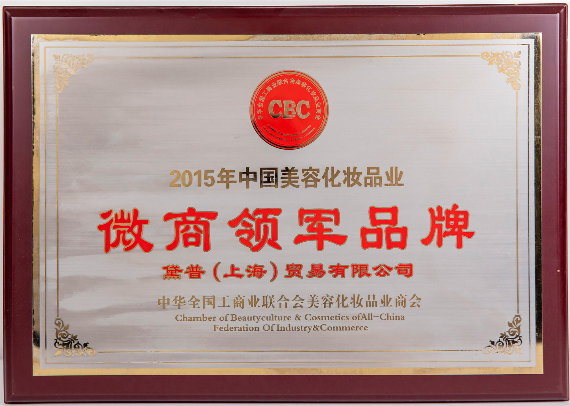 2015年中國(guó)美容化妝品業(yè)微商領(lǐng)軍品牌